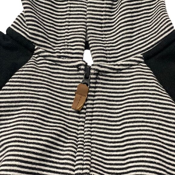 Carter's Navy Stripe Zip-Up Hooded Jumpsuit One Piece - Picture 3 of 5